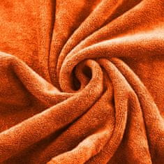 ModernHome Rýchloschnúci uterák AMY 70x140 oranžový