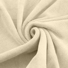 ModernHome Rýchloschnúci uterák AMY 70x140 krémový