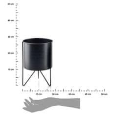 ModernHome Swen Cylindre Black 26 cm