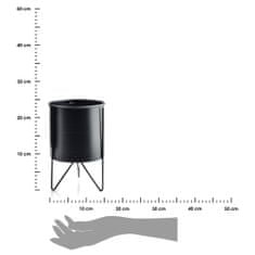 ModernHome Swen Cylindre Black 23 cm