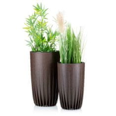 ModernHome Kanvica Stripped Tall ECO na kávu espresso 30xh51 cm