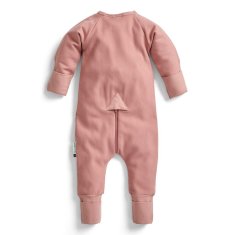 ergoPouch Overal na spaní organická bavlna Layers Rose 0-3 m, 3-6 kg, 1 tog