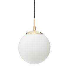 ModernHome Závesná lampa Dris so skleneným tienidlom