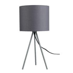 ModernHome Sivá stojaca lampa na trojnožke 43 cm