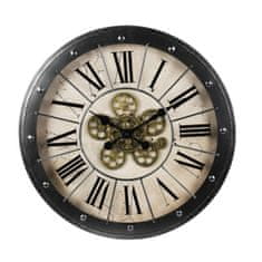 ModernHome Nástenné hodiny s pohyblivými ozubenými kolieskami 57 cm