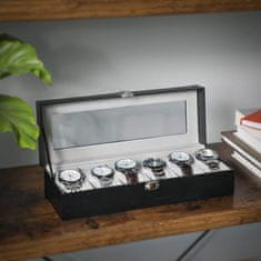 ModernHome Box na hodinky čierny displej GLAMOUR