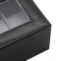 ModernHome Box na hodinky čierny displej GLAMOUR