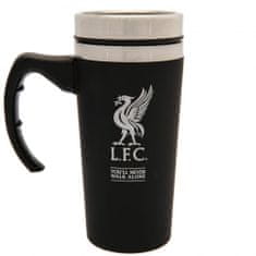 FAN SHOP SLOVAKIA Cestovný hrnček Liverpool FC, čierny, 450ml