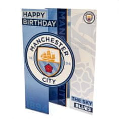 FAN SHOP SLOVAKIA Blahoželanie Manchester City FC, 22 x 12 cm