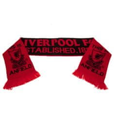 FAN SHOP SLOVAKIA Šál Liverpool FC, červeno-čierny, 132x16 cm