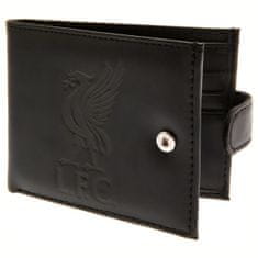 FAN SHOP SLOVAKIA Kožená peňaženka Liverpool FC, čierna, ochrana RFID, 11x9 cm