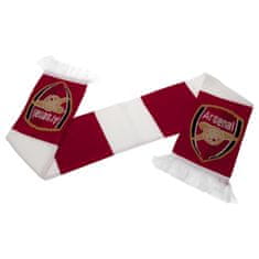 FAN SHOP SLOVAKIA Šál Arsenal FC, červeno-biely, pletený znak klubu