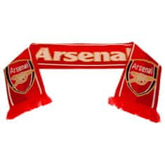 FAN SHOP SLOVAKIA Šál Arsenal FC, červená, pletený znak, nápis Arsenal