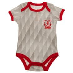 FAN SHOP SLOVAKIA Dojčenské body Liverpool FC, sada 2 ks, červené a šedé, bavlna, vel. 6/9