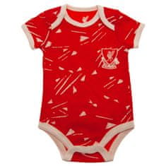 FAN SHOP SLOVAKIA Dojčenské body Liverpool FC, sada 2 ks, červené a šedé, bavlna, vel. 6/9