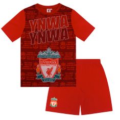 FAN SHOP SLOVAKIA Detské pyžamo Liverpool FC, tričko, šortky, červené | 10-11r