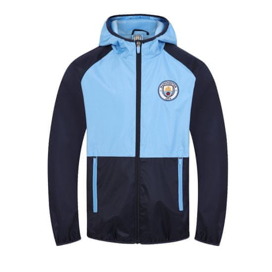 FAN SHOP SLOVAKIA Bunda Manchester City FC, kapucňa, modrá