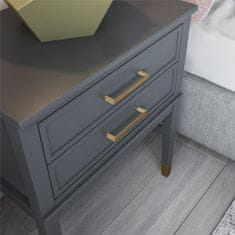 Danish Style Odkladací stolík Claude, 60 cm, šedá