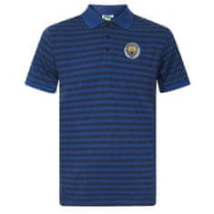 FAN SHOP SLOVAKIA Polo Tričko Manchester City FC, vyšitý znak, modré | M