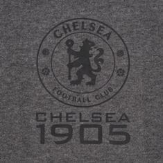 FAN SHOP SLOVAKIA Mikina Chelsea FC, šedá, kapucňa, zips | XXL