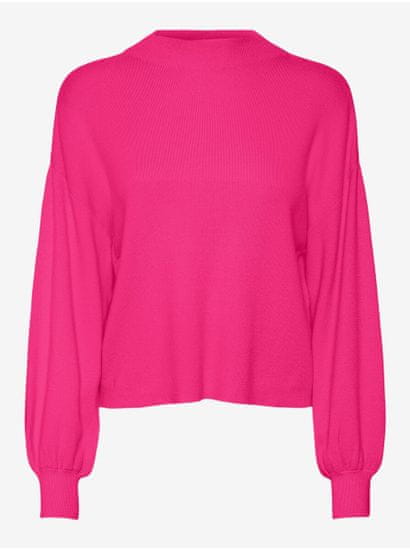 Vero Moda Ružový dámsky sveter VERO MODA Nancy