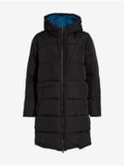 VILA Čierny dámska zimná prešívaný kabát VILA Vikaria Padded L/S Coat M