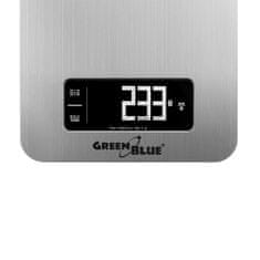 GreenBlue Digitálna kuchynská váha s časovačom GreenBlue GB170 min 1g max 5000g