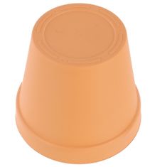 botle Kvetináč okrúhly kvetináč 0,25L terrakota Ø11 cm plast, na aranžovanie kvetov, výška 9 cm