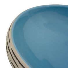 Petromila vidaXL Umývadlo na dosku viacfarebné oválne 59x40x15 cm keramické