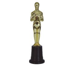 Dekorácia filmová soška OSCAR - ocenenie - 23 cm