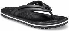 Crocs Crocband Flip-Flops pre ženy, 34-35 EU, W5, Žabky, Šlapky, Papuče, Black, Čierna, 206100-001