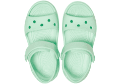 Crocs Crocband Sandals pre deti, 24-25 EU, C8, Sandále, Šlapky, Papuče, Neo Mint, Zelená, 12856-3TI