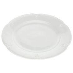 ModernHome Veľký keramický reliéfny tanier 27 cm