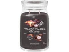 Yankee Candle Vonná sviečka Signature in glass large Black Coconut 567g