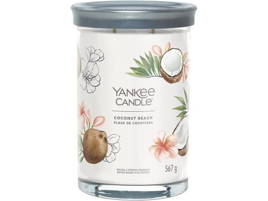 Yankee Candle Vonná sviečka Signature Tumbler in glass large Coconut Beach 567g