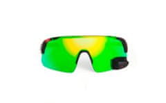 TriEye Okuliare so spätným zrkadlom View Sport Revo Max Green, Medium