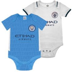 FAN SHOP SLOVAKIA Dojčenské Body Manchester City FC, Sada 2ks, Bavlna | 9-12 m