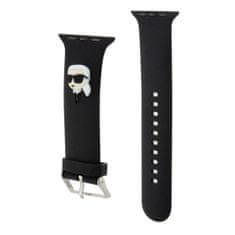 Karl Lagerfeld  Karl Head NFT remienok pre Apple Watch 42-44 čierny