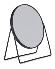 ModernHome Skladacie kozmetické zrkadlo čierne