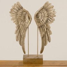 ModernHome Dekoratívna figúrka Cosmo so zlatými krídlami