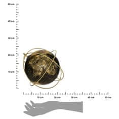 ModernHome Dekoratívny glóbus čierny 24 cm