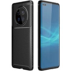 IZMAEL Carbon Shield TPU puzdro pre Huawei Mate 40 Pro - Čierna KP19351