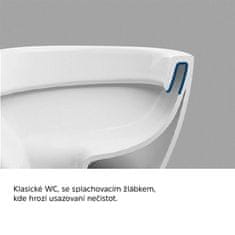 Mereo Mereo, WC závesné kapotované, RIMLESS, 495x360x370, keramické, vr. sedátka CSS113S, MER-VSD84S1