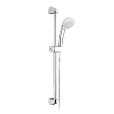 Mereo , Sprchová súprava, jednopolohová sprcha, sprchová hadica, nastaviteľný držiak, plast/chróm, MER-CB900Y