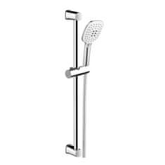 Mereo , Sprchová súprava, trojpolohová sprcha, posuvný držiak, šedostrieborná hadica, MER-CB930A