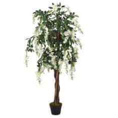 Petromila vidaXL Umelý strom vistéria 840 listov 120 cm zeleno-biela