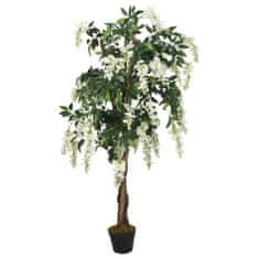 Petromila vidaXL Umelý strom vistéria 560 listov 80 cm zeleno-biela