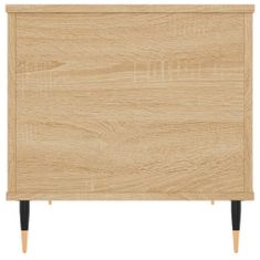 Vidaxl Konferenčný stolík dub sonoma 60x44,5x45 cm spracované drevo