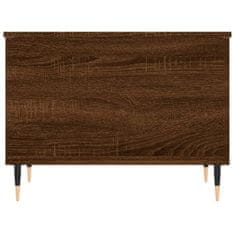 Petromila vidaXL Konferenčný stolík hnedý dub 60x44,5x45 cm spracované drevo