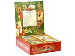 Basilur BASILUR Vintage Style Assorted - Zmes ovocných čajov v sáčkoch, vianočný čaj x6